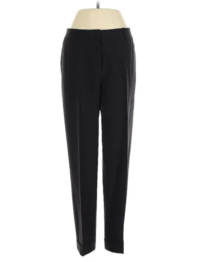 Pre-owned Lafayette 148 Wool Pants In Black
