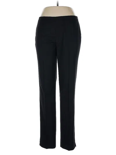 Pre-owned Lafayette 148 Wool Pants In Black
