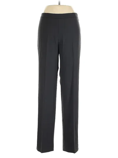 Pre-owned Lafayette 148 Wool Pants In Black