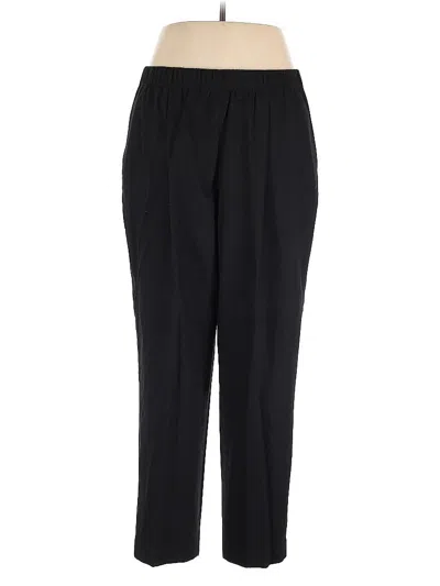Pre-owned Lafayette 148 Wool Pants In Black