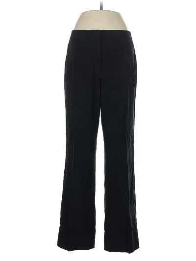 Pre-owned Lafayette 148 Wool Pants In Black