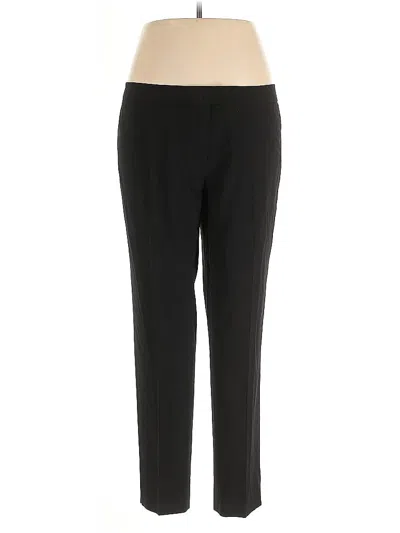 Pre-owned Lafayette 148 Wool Pants In Black