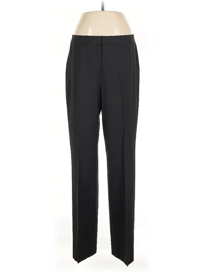 Pre-owned Lafayette 148 Wool Pants In Black