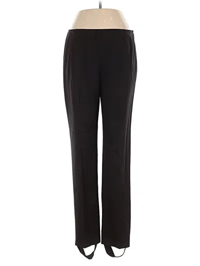 Pre-owned Lafayette 148 Wool Pants In Black