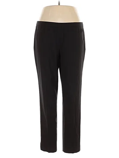 Pre-owned Lafayette 148 Wool Pants In Black