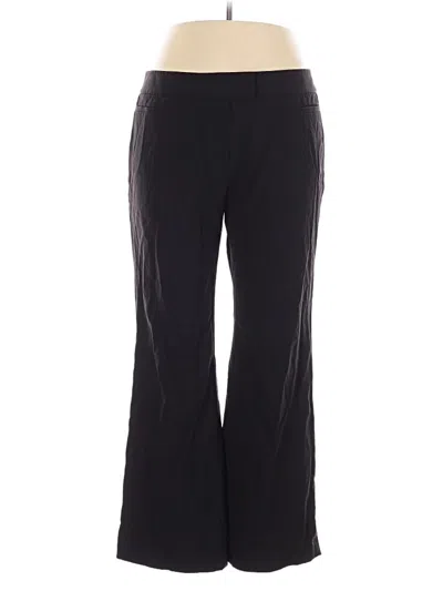 Pre-owned Lafayette 148 Wool Pants In Black