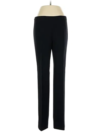 Pre-owned Lafayette 148 Wool Pants In Black