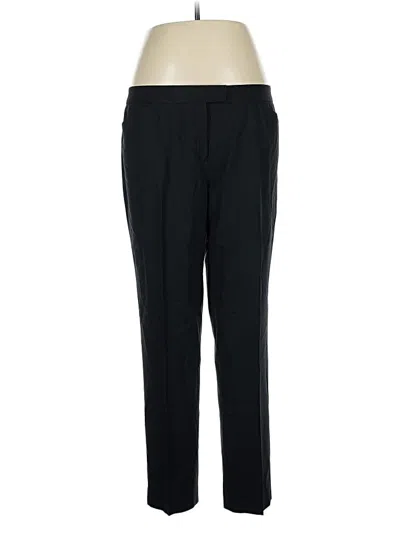 Pre-owned Lafayette 148 Wool Pants In Black