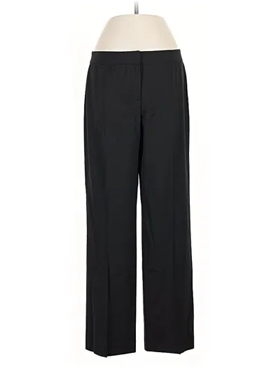 Pre-owned Lafayette 148 Wool Pants In Black