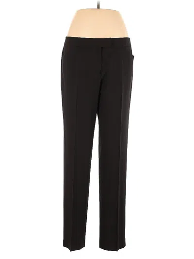Pre-owned Lafayette 148 Wool Pants In Black