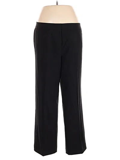 Pre-owned Lafayette 148 Wool Pants In Black