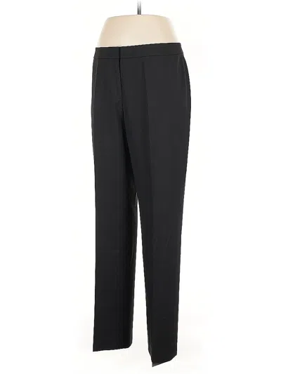 Pre-owned Lafayette 148 Wool Pants In Black