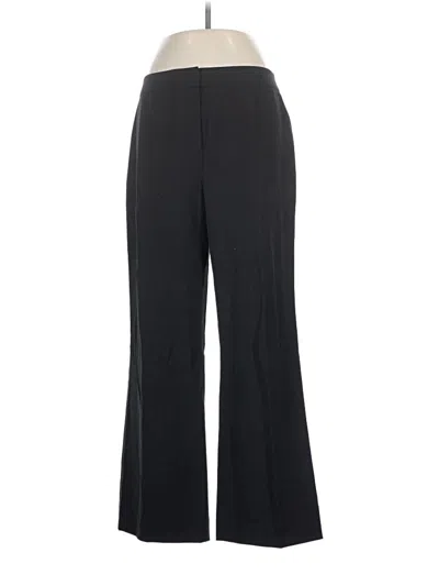 Pre-owned Lafayette 148 Wool Pants In Black