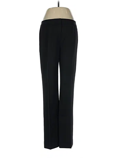 Pre-owned Lafayette 148 Wool Pants In Black