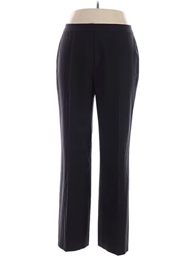 Pre-owned Lafayette 148 Wool Pants In Black
