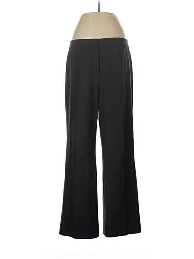 Pre-owned Lafayette 148 Wool Pants In Black