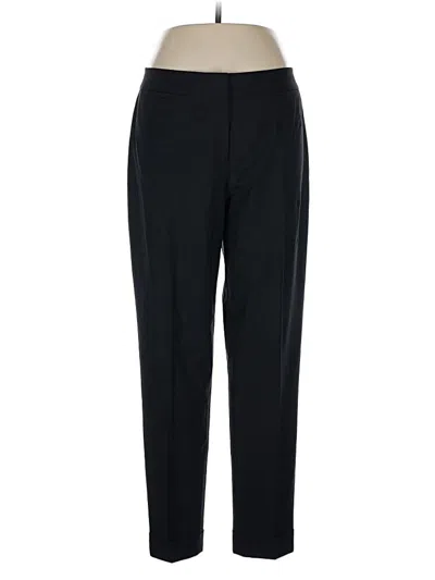 Pre-owned Lafayette 148 Wool Pants In Black