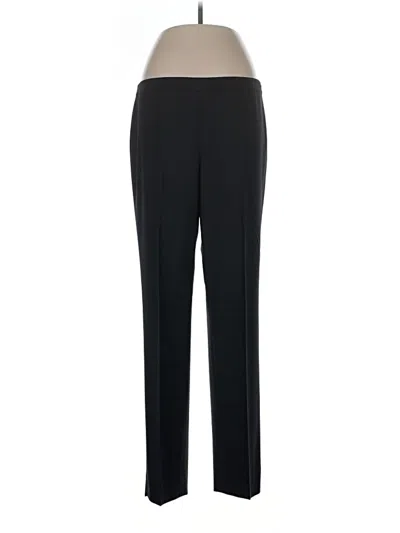 Pre-owned Lafayette 148 Wool Pants In Black