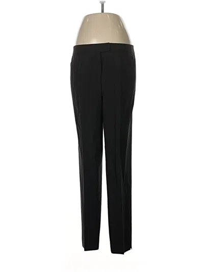 Pre-owned Lafayette 148 Wool Pants In Black