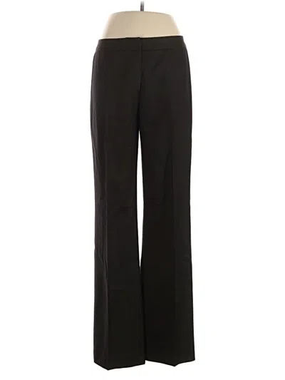 Pre-owned Lafayette 148 Wool Pants In Black