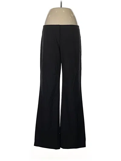 Pre-owned Lafayette 148 Wool Pants In Black