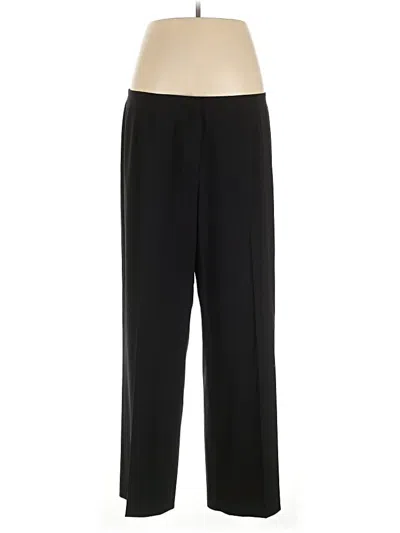 Pre-owned Lafayette 148 Wool Pants In Black