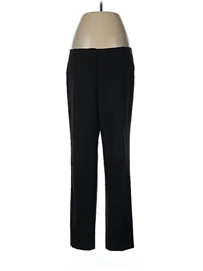 Pre-owned Lafayette 148 Wool Pants In Black