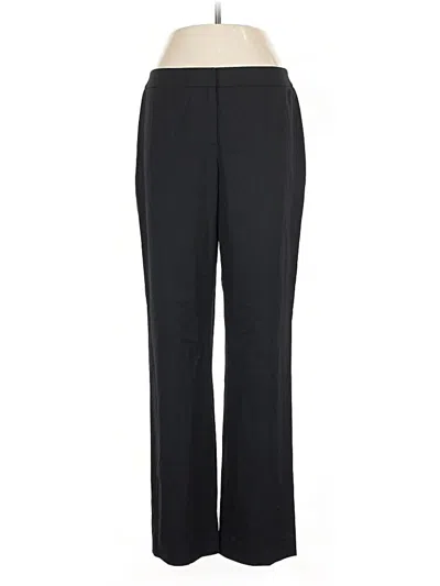 Pre-owned Lafayette 148 Wool Pants In Black