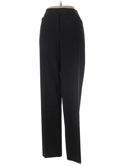 Pre-owned Lafayette 148 Wool Pants In Black