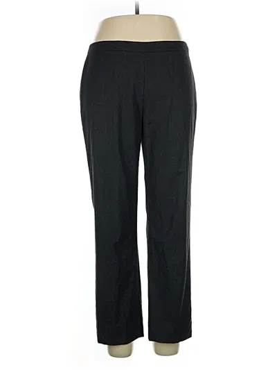 Pre-owned Lafayette 148 Wool Pants In Black