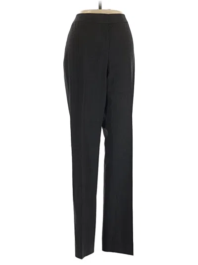 Pre-owned Lafayette 148 Wool Pants In Black