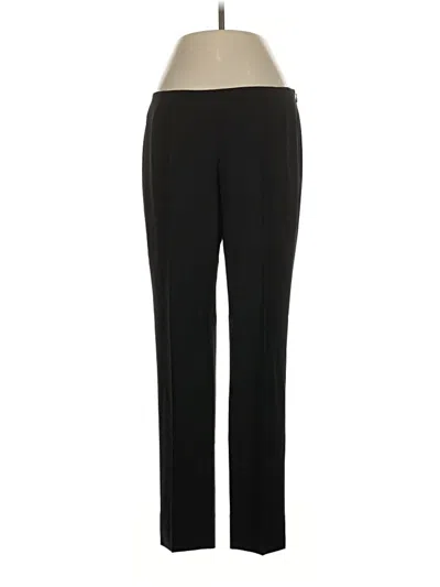 Pre-owned Lafayette 148 Wool Pants In Black