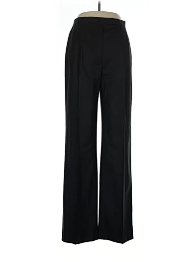 Pre-owned Lafayette 148 Wool Pants In Black