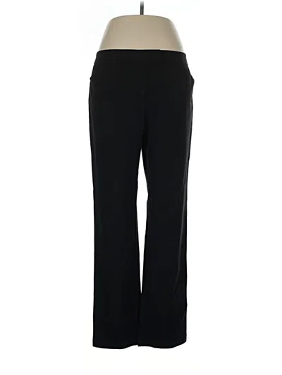 Pre-owned Lafayette 148 Wool Pants In Black