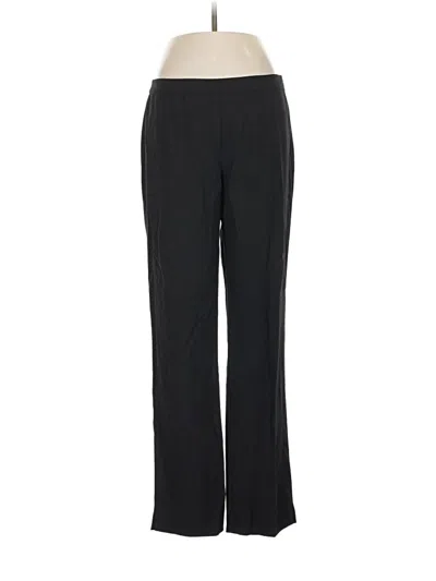 Pre-owned Lafayette 148 Wool Pants In Black