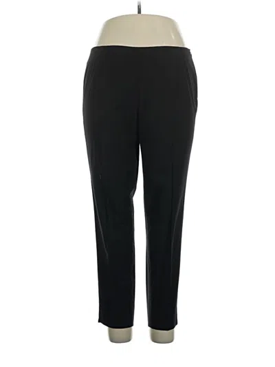 Pre-owned Lafayette 148 Wool Pants In Black