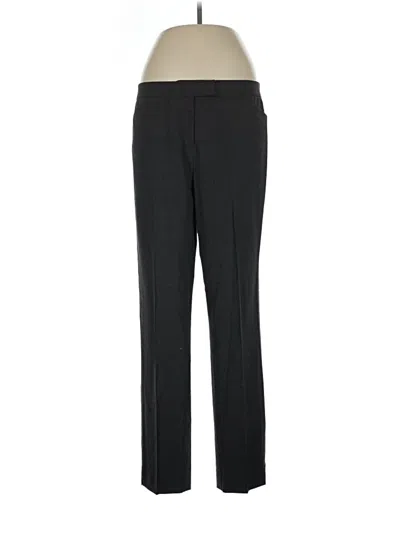 Pre-owned Lafayette 148 Wool Pants In Black