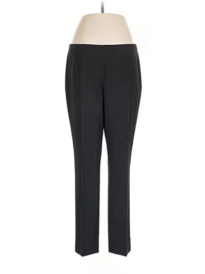 Pre-owned Lafayette 148 Wool Pants In Black