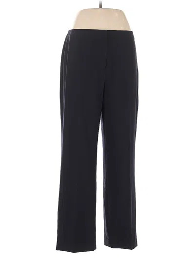 Pre-owned Lafayette 148 Wool Pants In Black