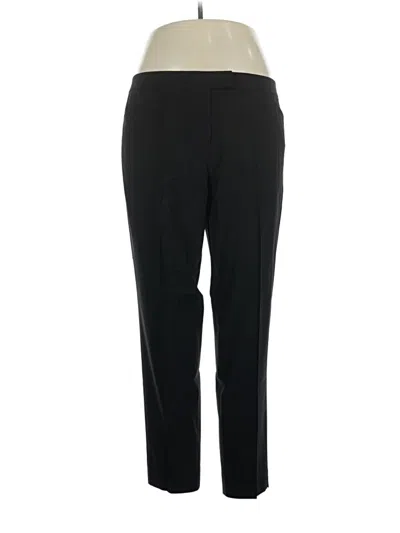 Pre-owned Lafayette 148 Wool Pants In Black