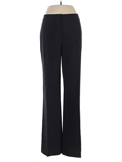 Pre-owned Lafayette 148 Wool Pants In Black
