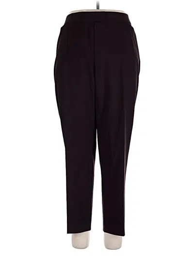Pre-owned Lafayette 148 Wool Pants In Black