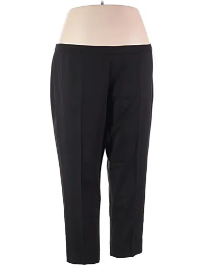 Pre-owned Lafayette 148 Wool Pants In Black