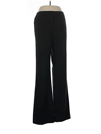 Pre-owned Lafayette 148 Wool Pants In Black