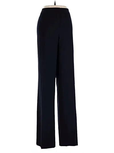 Pre-owned Lafayette 148 Wool Pants In Black