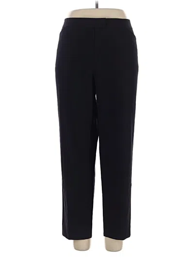Pre-owned Lafayette 148 Wool Pants In Black