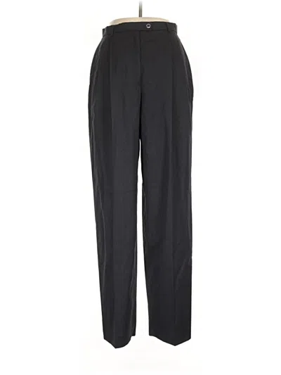 Pre-owned Lafayette 148 Wool Pants In Black