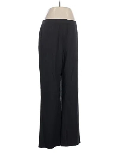 Pre-owned Lafayette 148 Wool Pants In Black