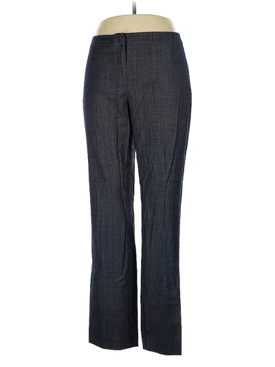 Pre-owned Lafayette 148 Wool Pants In Blue