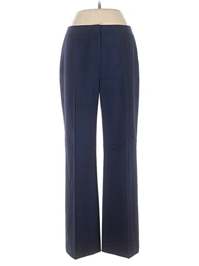 Pre-owned Lafayette 148 Wool Pants In Blue